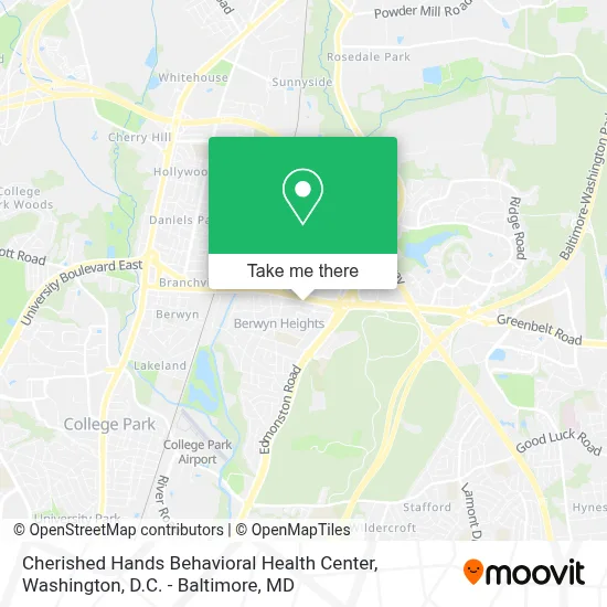 Cherished Hands Behavioral Health Center map