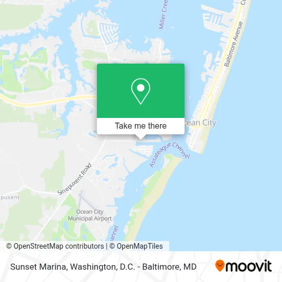 Sunset Marina map