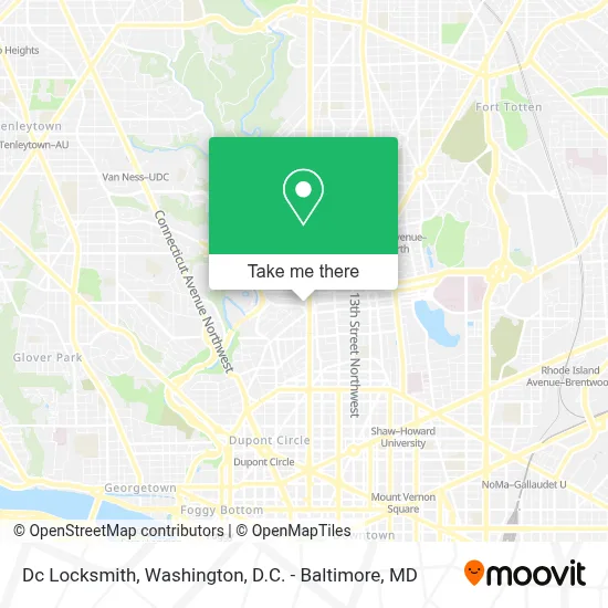Dc Locksmith map