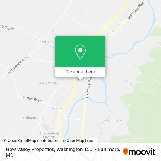 New Valley Properties map