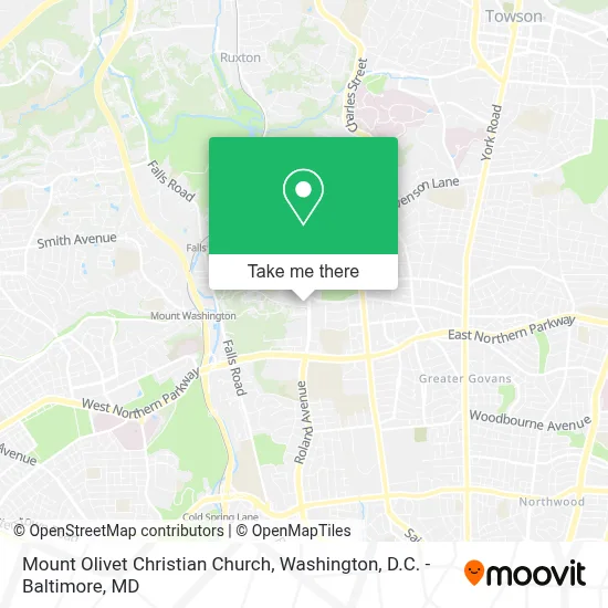 Mount Olivet Christian Church map