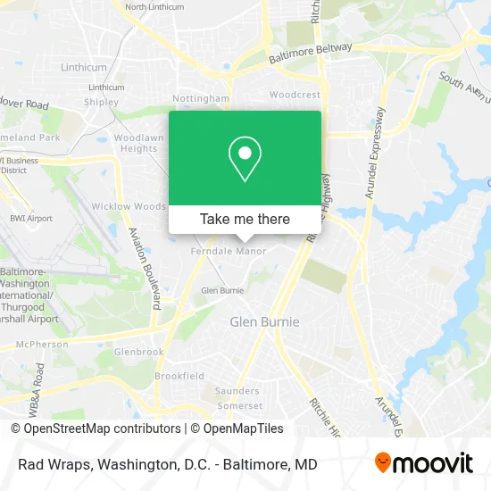 Rad Wraps map