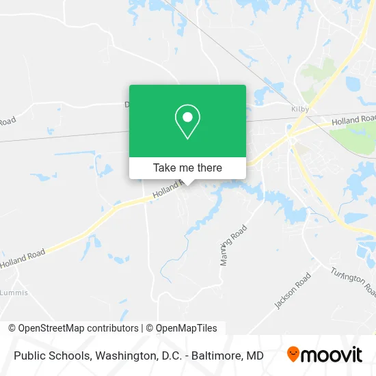 Public Schools map