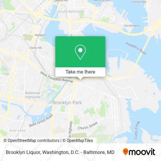 Brooklyn Liquor map