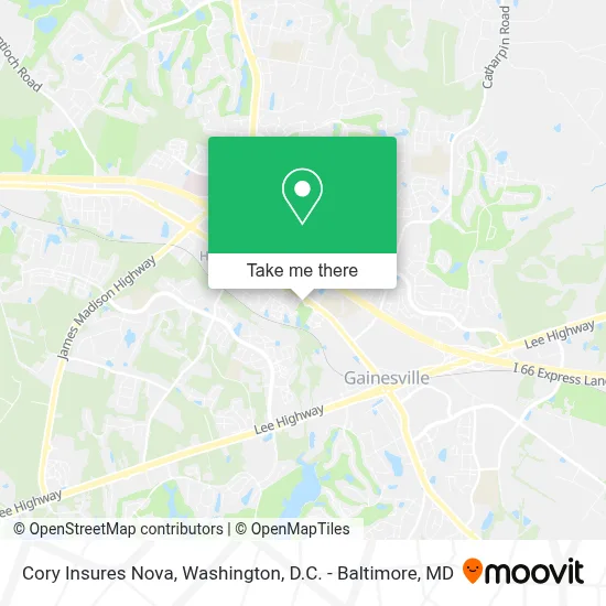 Cory Insures Nova map
