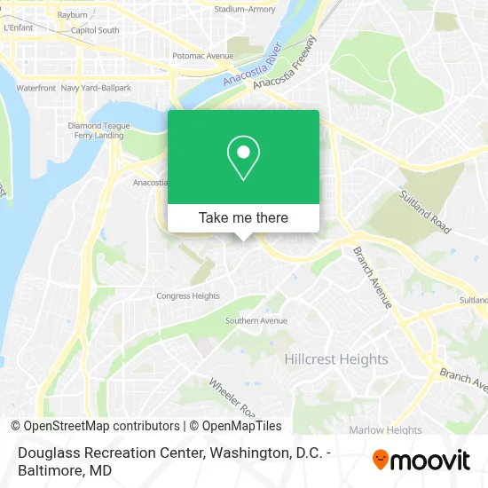 Douglass Recreation Center map