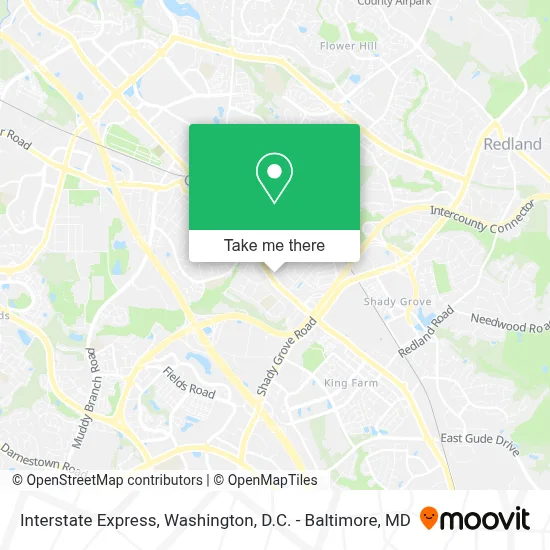 Interstate Express map