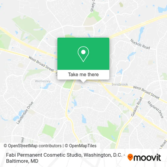 Fabi Permanent Cosmetic Studio map