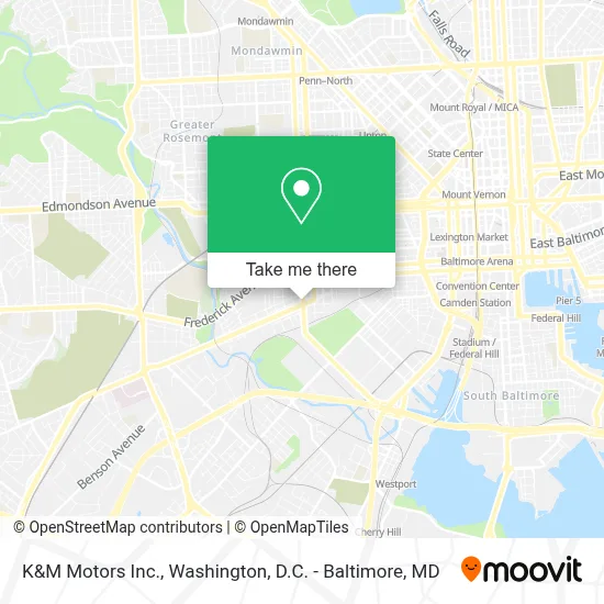 K&M Motors Inc. map