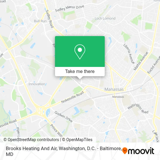 Brooks Heating And Air map
