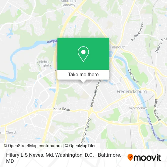 Hilary L S Neves, Md map