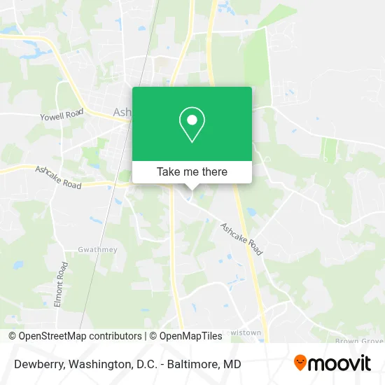Dewberry map