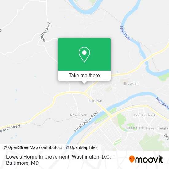 Lowe's Home Improvement map