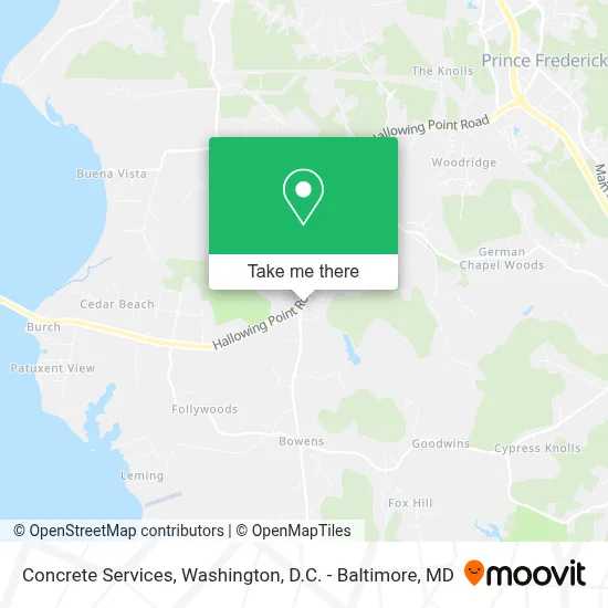 Concrete Services map