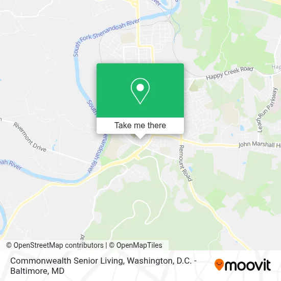 Commonwealth Senior Living map