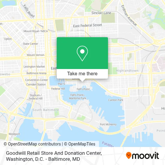 Goodwill Retail Store And Donation Center map