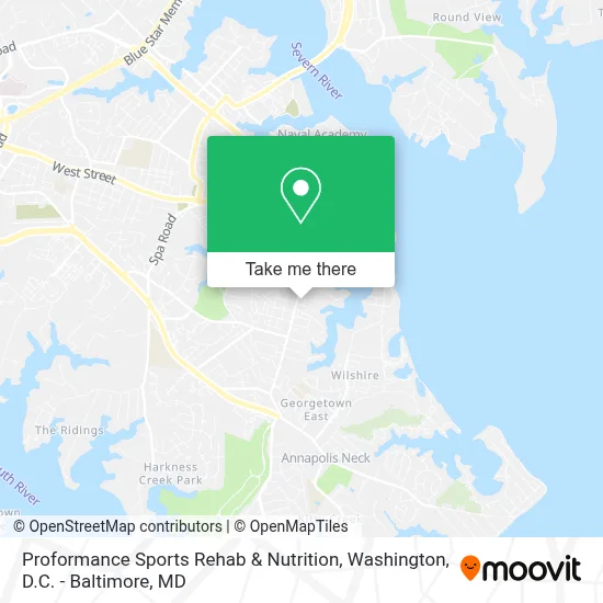 Proformance Sports Rehab & Nutrition map