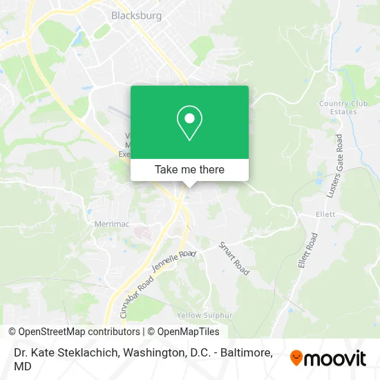 Dr. Kate Steklachich map