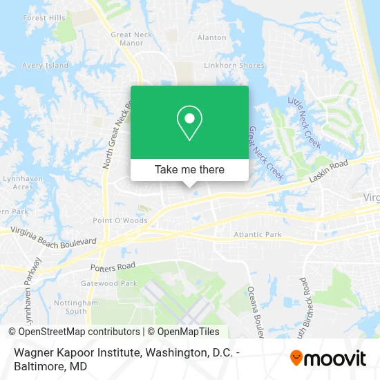 Wagner Kapoor Institute map