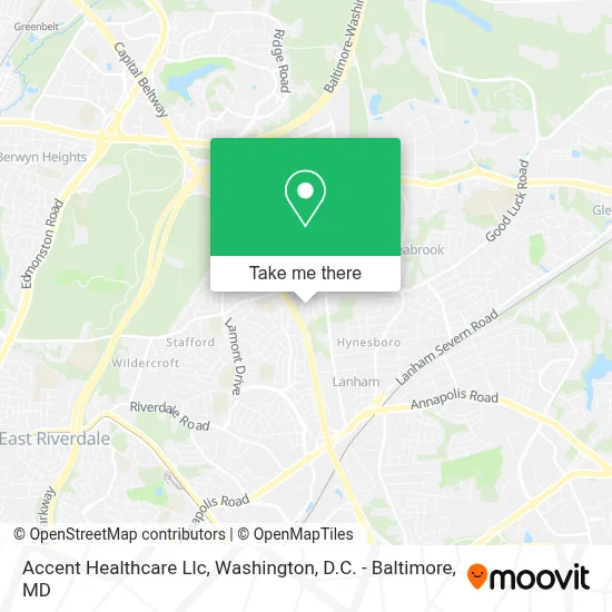Accent Healthcare Llc map