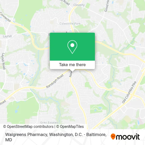 Walgreens Pharmacy map