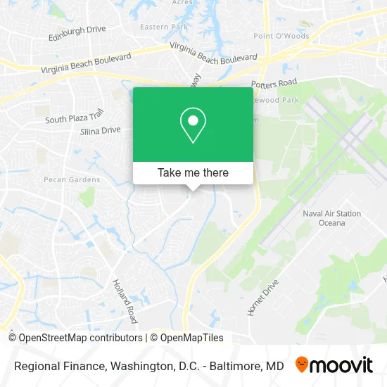Regional Finance map