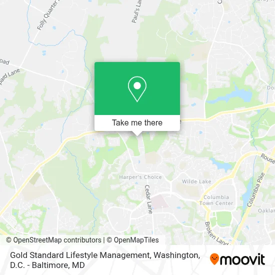 Gold Standard Lifestyle Management map