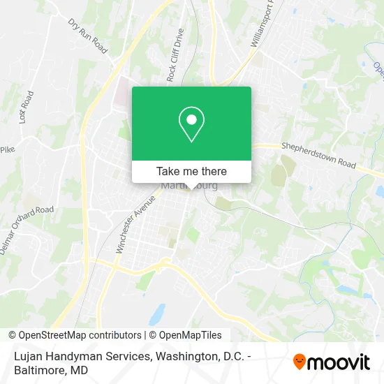 Lujan Handyman Services map