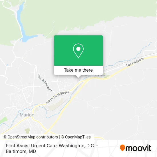 First Assist Urgent Care map