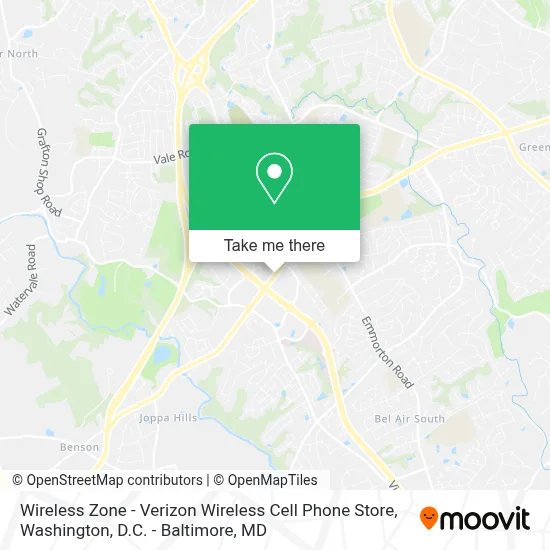 Wireless Zone - Verizon Wireless Cell Phone Store map