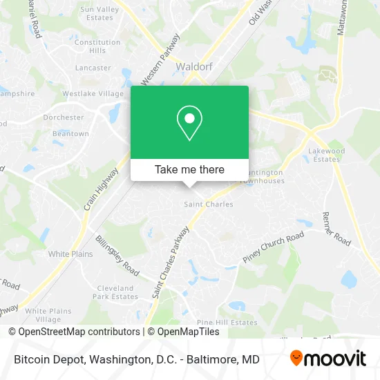 Bitcoin Depot map