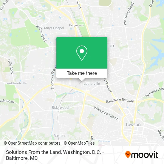Solutions From the Land map