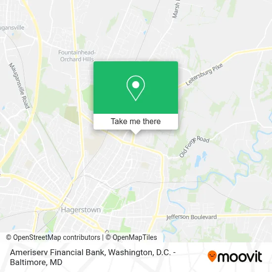 Ameriserv Financial Bank map