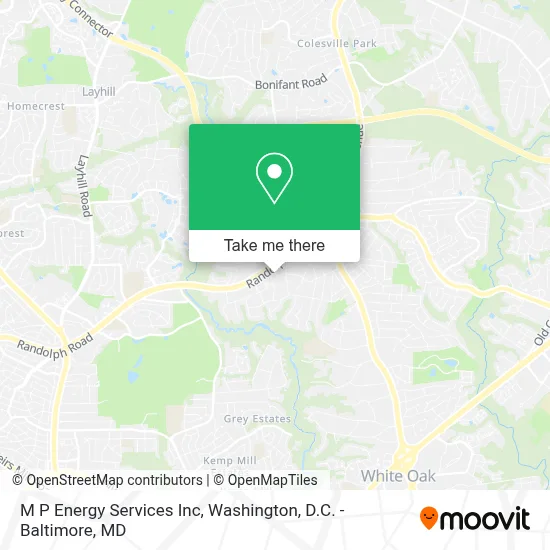 M P Energy Services Inc map