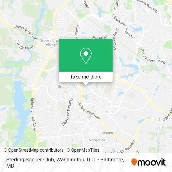 Sterling Soccer Club map