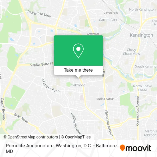Primelife Acupuncture map
