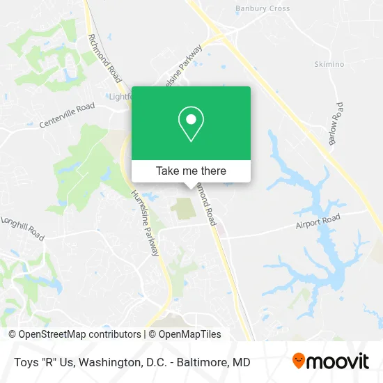 Toys "R" Us map