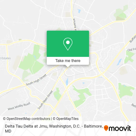 Delta Tau Delta at Jmu map