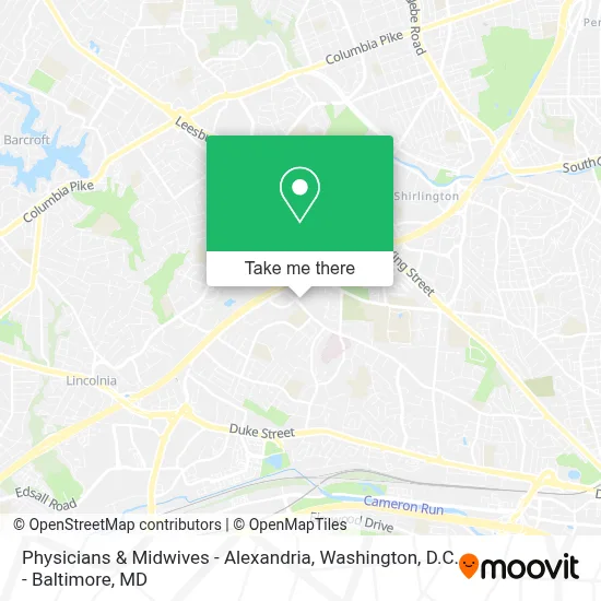 Physicians & Midwives - Alexandria map