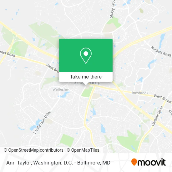 Ann Taylor map