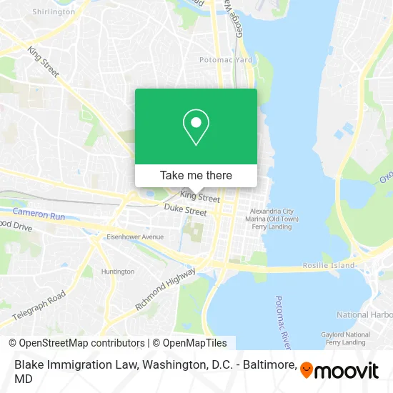 Blake Immigration Law map