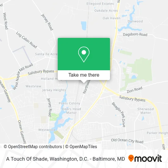 A Touch Of Shade map