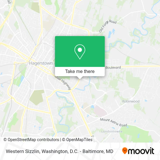 Western Sizzlin map