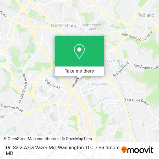 Dr. Sara Azra Vazer Md map