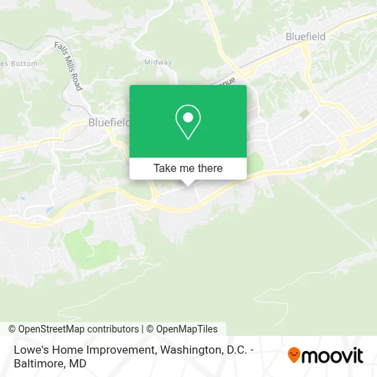 Lowe's Home Improvement map