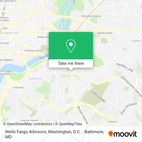 Wells Fargo Advisors map