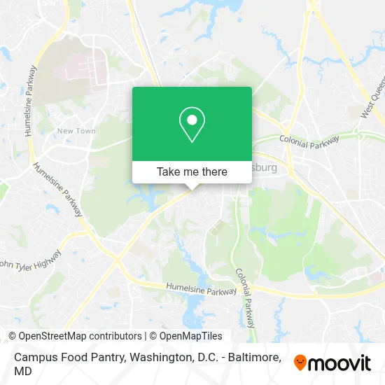 Campus Food Pantry map