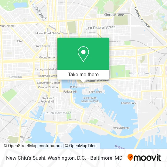 New Chiu's Sushi map
