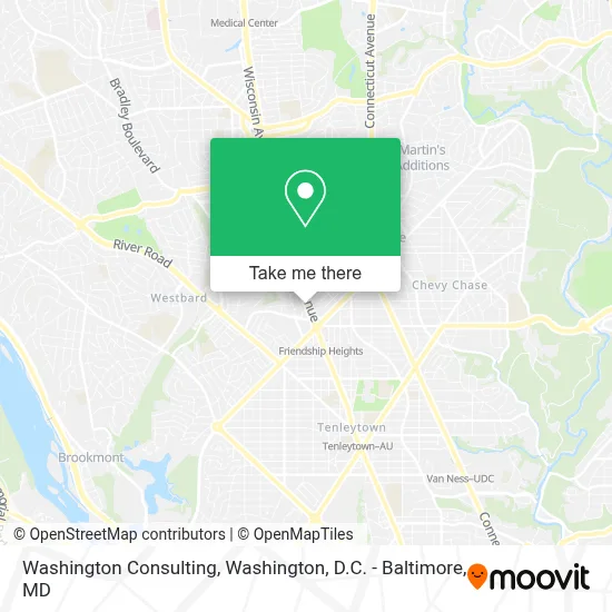 Washington Consulting map