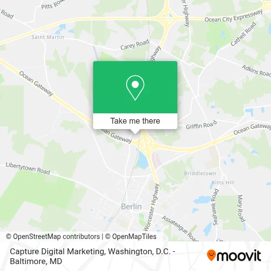 Capture Digital Marketing map